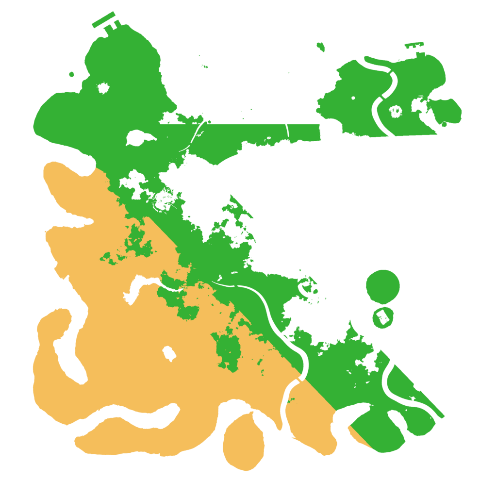 Biome Rust Map: Procedural Map, Size: 4000, Seed: 543391