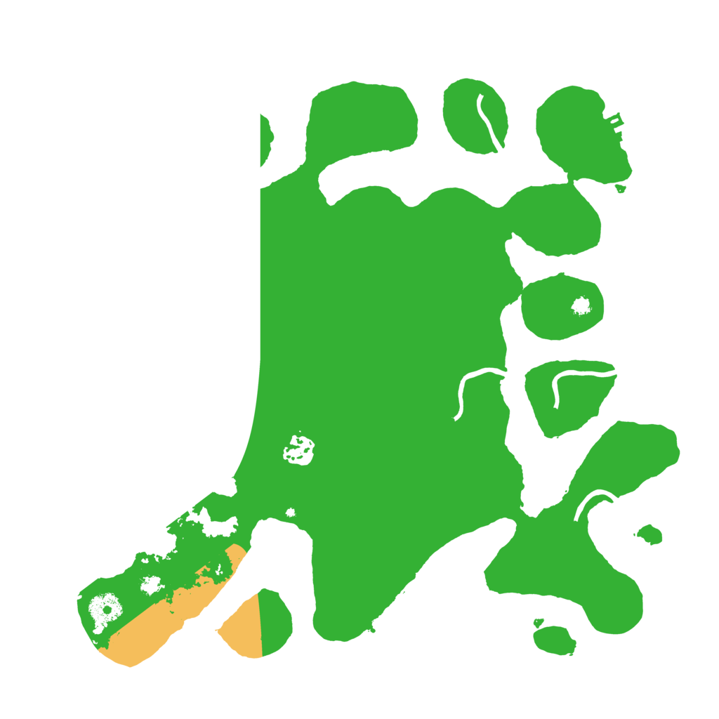 Biome Rust Map: Procedural Map, Size: 3500, Seed: 1005760