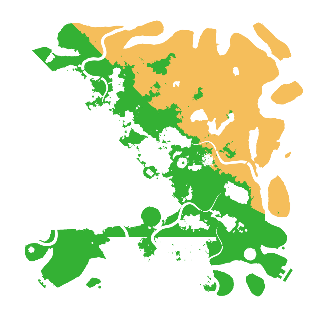 Biome Rust Map: Procedural Map, Size: 4500, Seed: 668578914