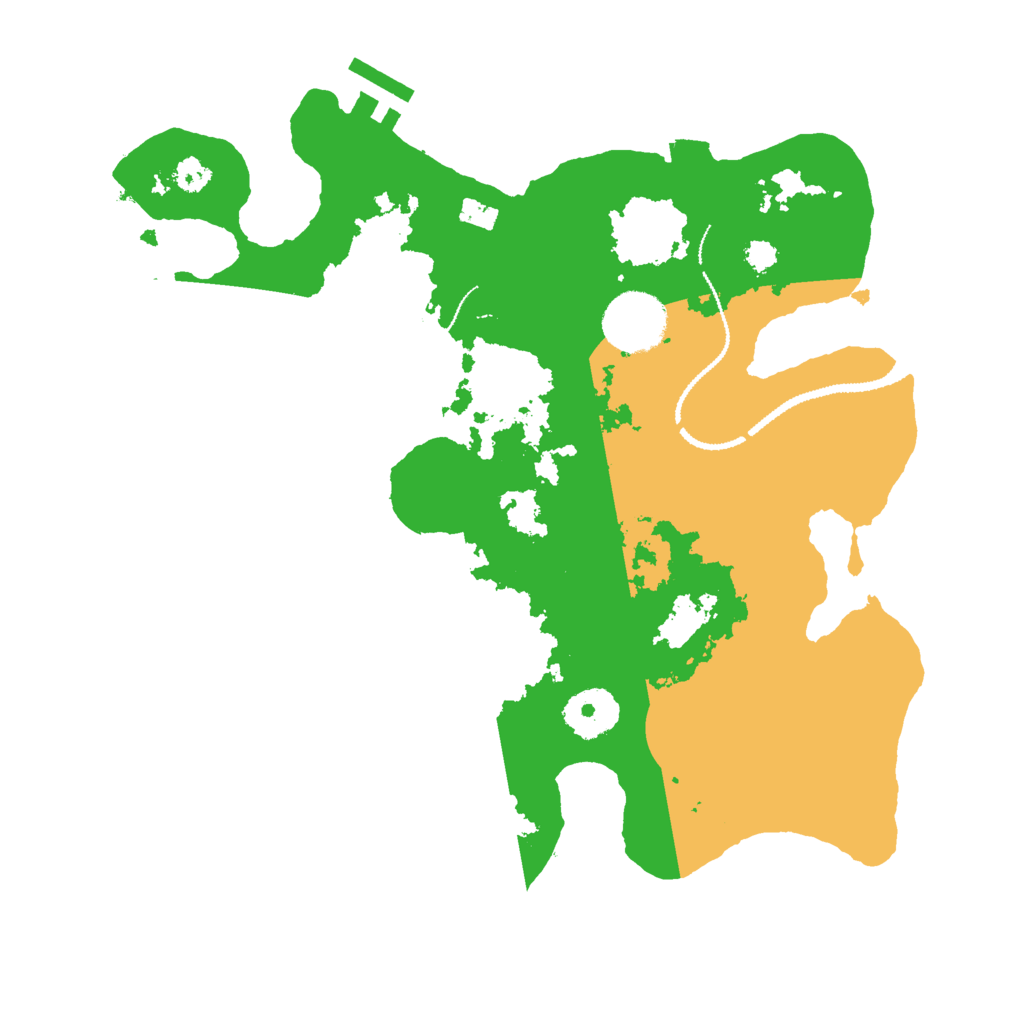 Biome Rust Map: Procedural Map, Size: 3000, Seed: 1742241209