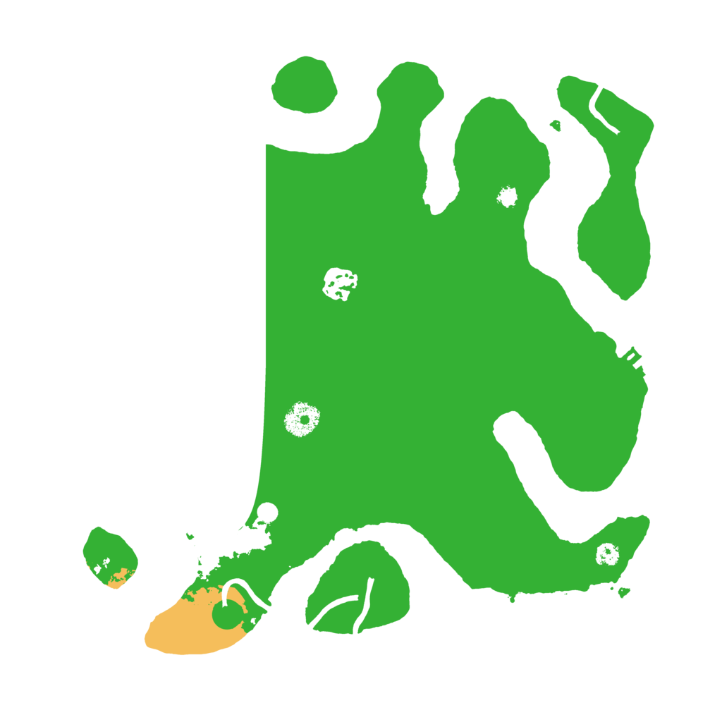 Biome Rust Map: Procedural Map, Size: 3200, Seed: 137413647