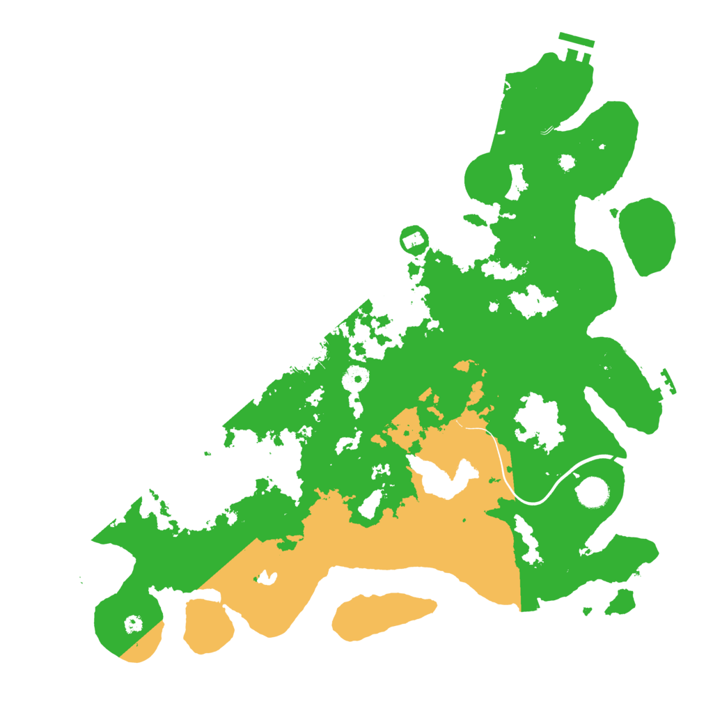 Biome Rust Map: Procedural Map, Size: 4000, Seed: 639134