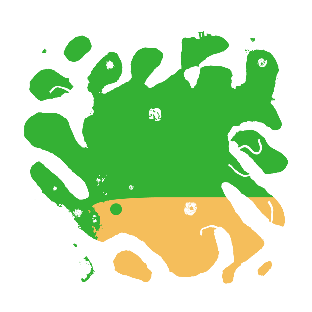 Biome Rust Map: Procedural Map, Size: 3500, Seed: 404843944