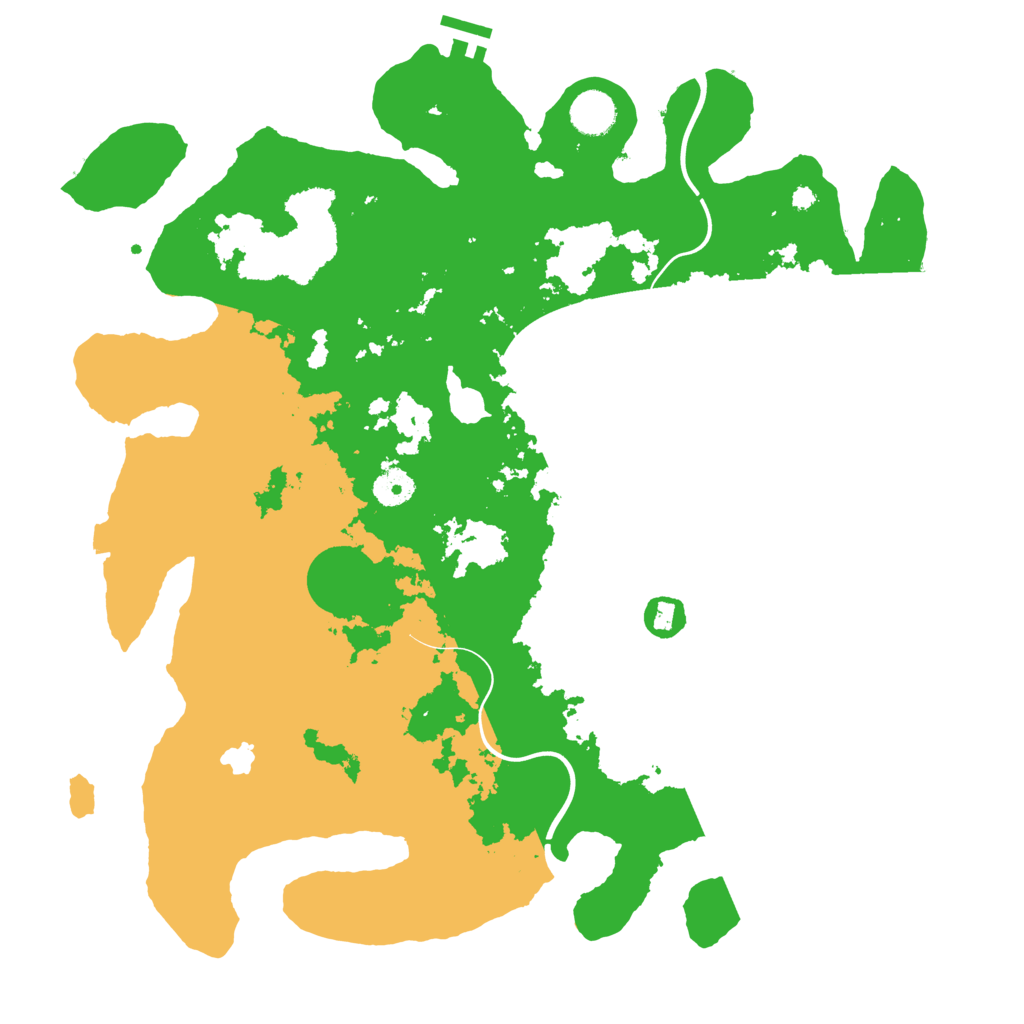 Biome Rust Map: Procedural Map, Size: 4000, Seed: 593832