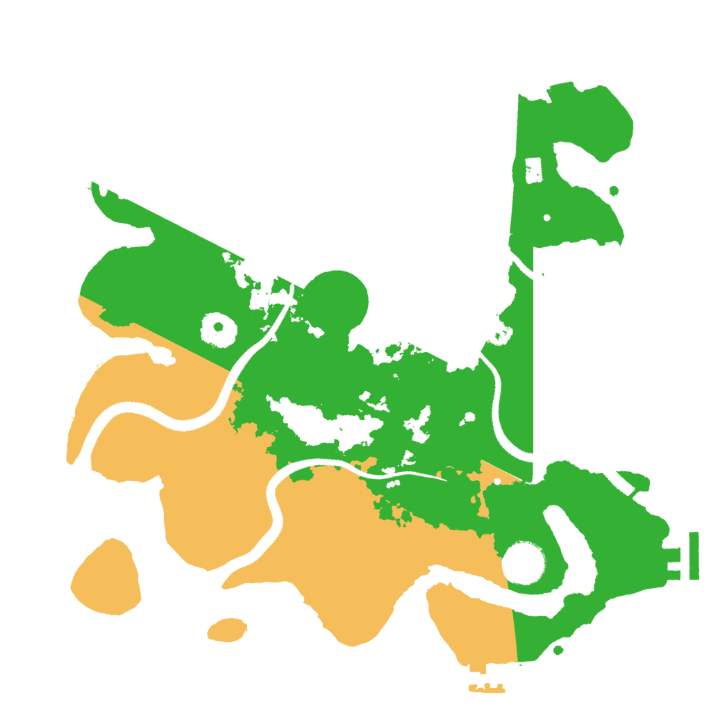 Biome Rust Map: Procedural Map, Size: 3000, Seed: 94629