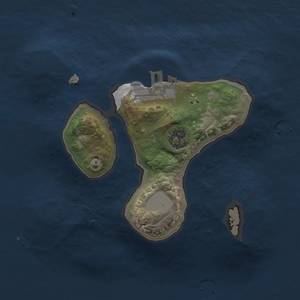 Thumbnail Rust Map: Procedural Map, Size: 1500, Seed: 123456789, 5 Monuments
