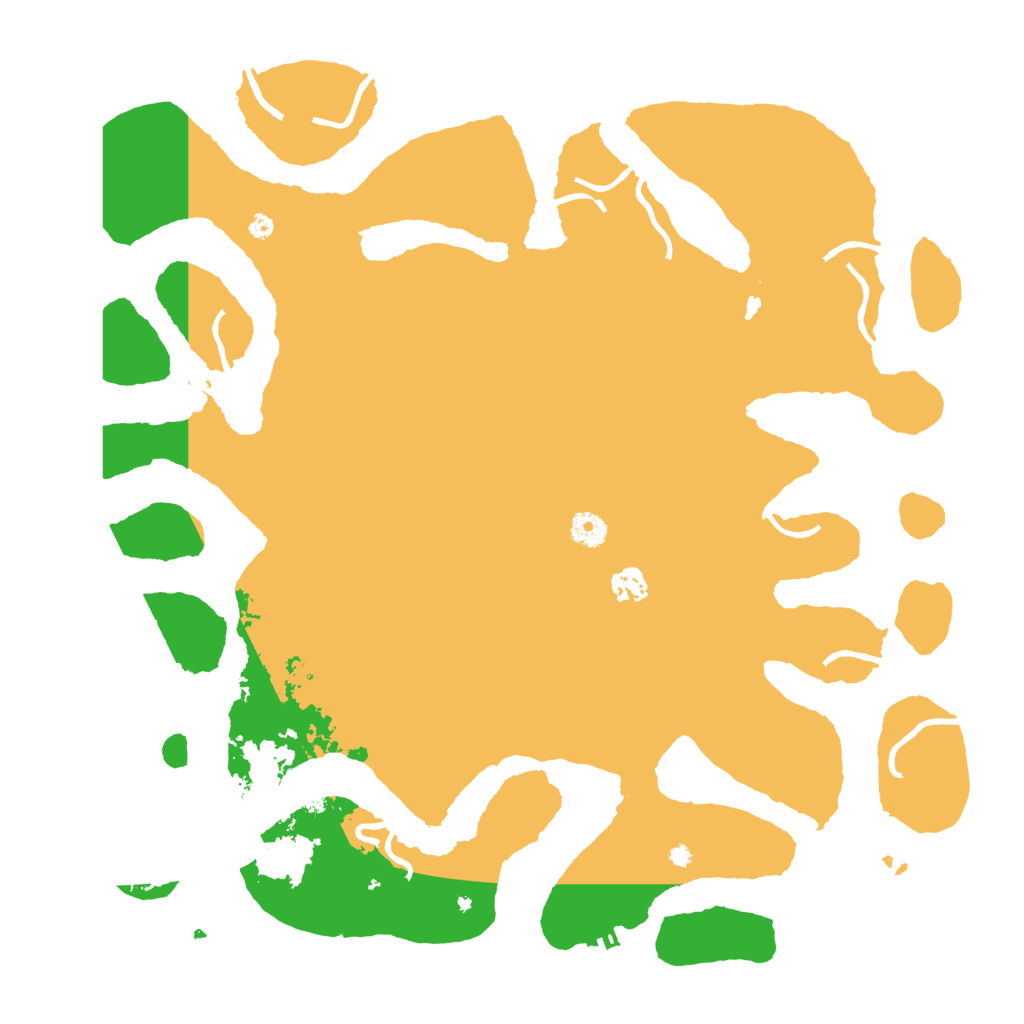 Biome Rust Map: Procedural Map, Size: 4300, Seed: 123456