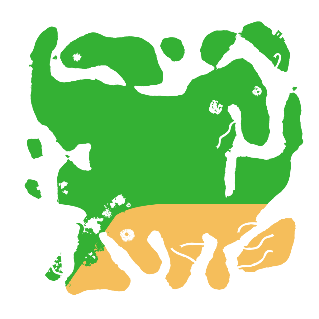 Biome Rust Map: Procedural Map, Size: 3550, Seed: 610169