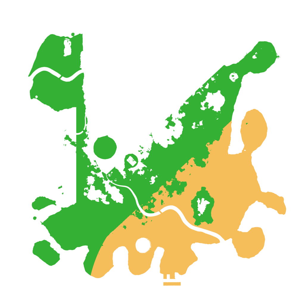 Biome Rust Map: Procedural Map, Size: 3550, Seed: 874642