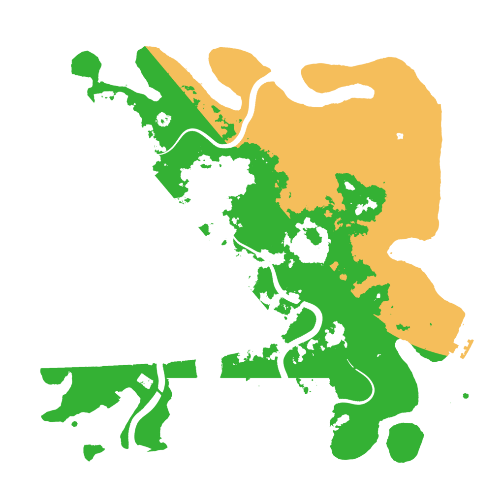 Biome Rust Map: Procedural Map, Size: 3550, Seed: 679128