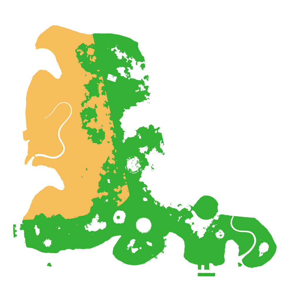 Biome Rust Map: Procedural Map, Size: 3500, Seed: 899535810