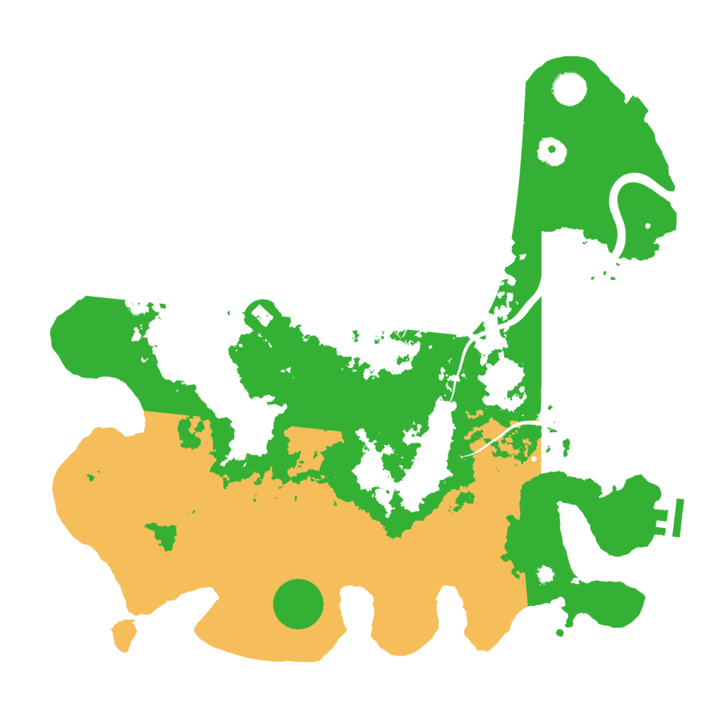 Biome Rust Map: Procedural Map, Size: 3800, Seed: 775008587