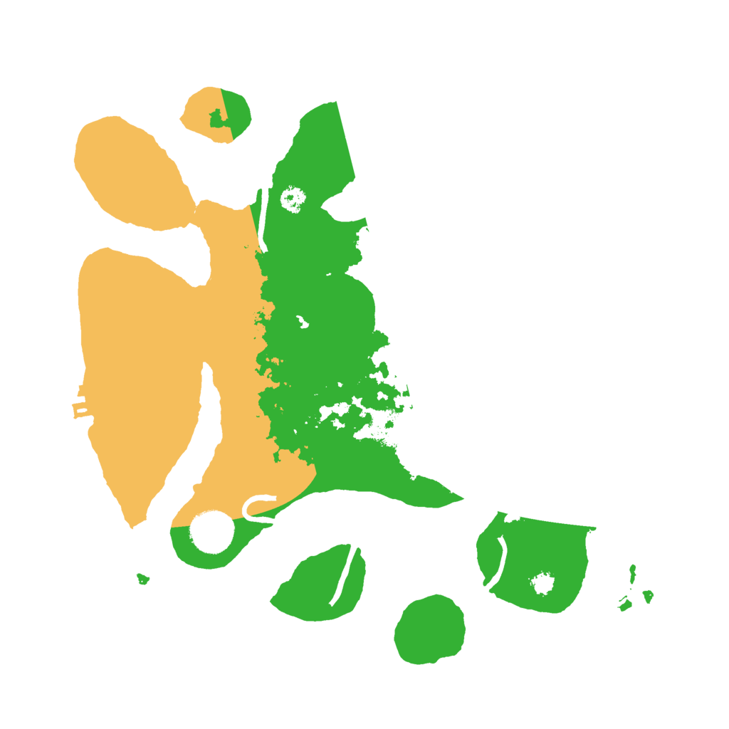 Biome Rust Map: Procedural Map, Size: 3000, Seed: 117429575