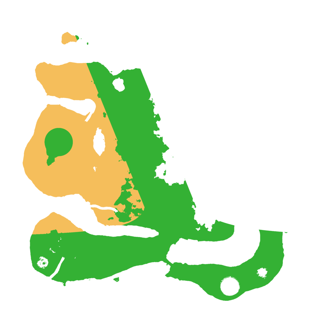 Biome Rust Map: Procedural Map, Size: 3000, Seed: 41412412