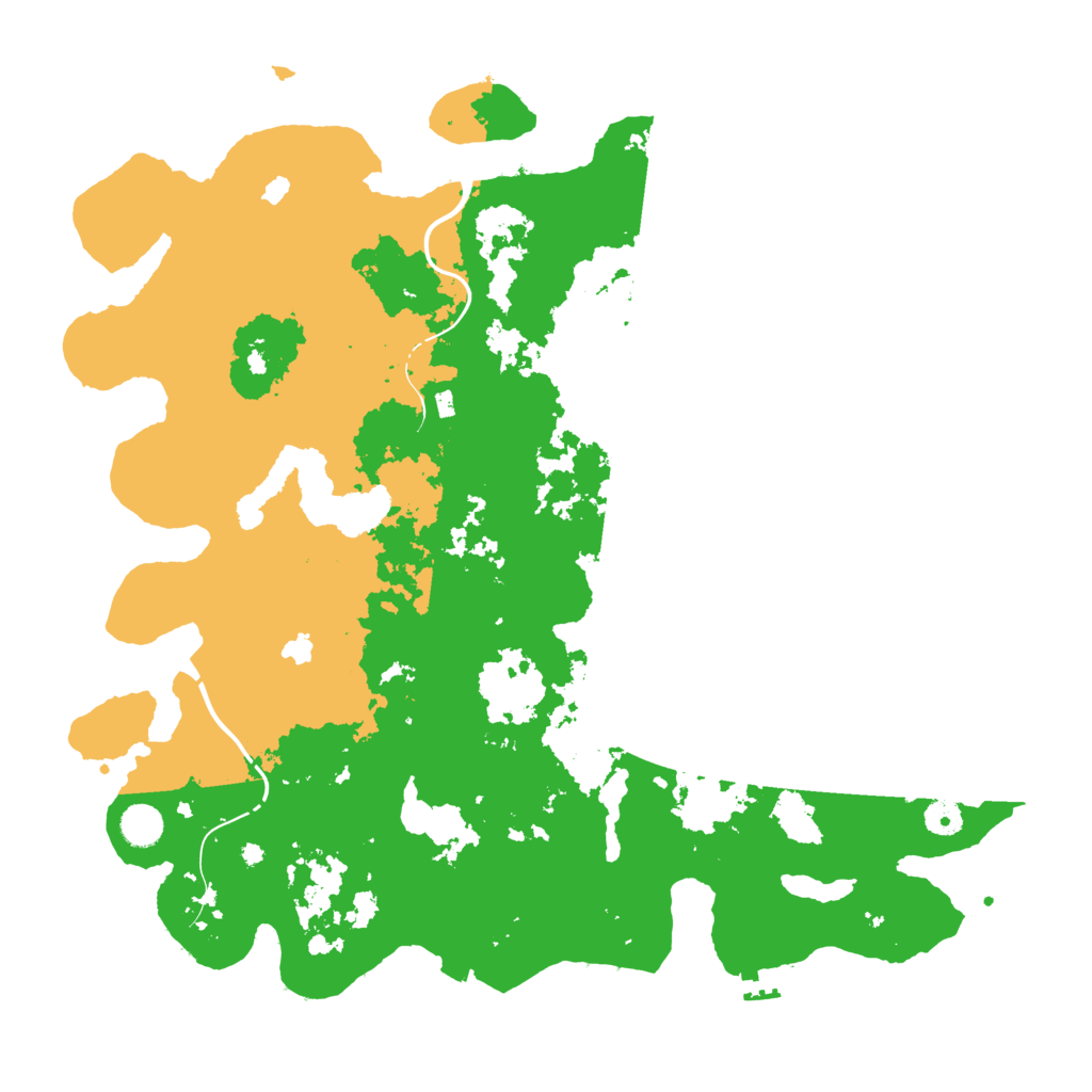 Biome Rust Map: Procedural Map, Size: 4500, Seed: 157