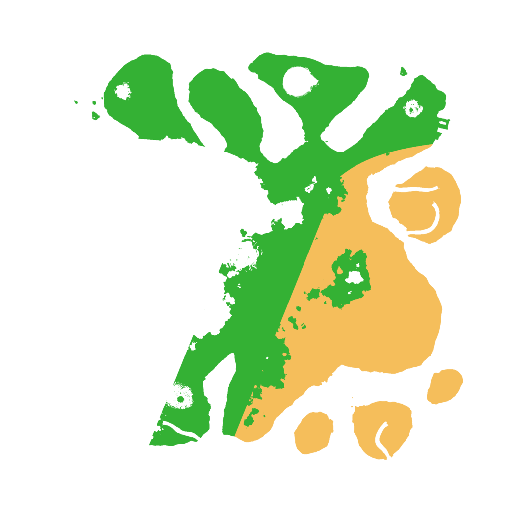 Biome Rust Map: Procedural Map, Size: 3000, Seed: 72897717