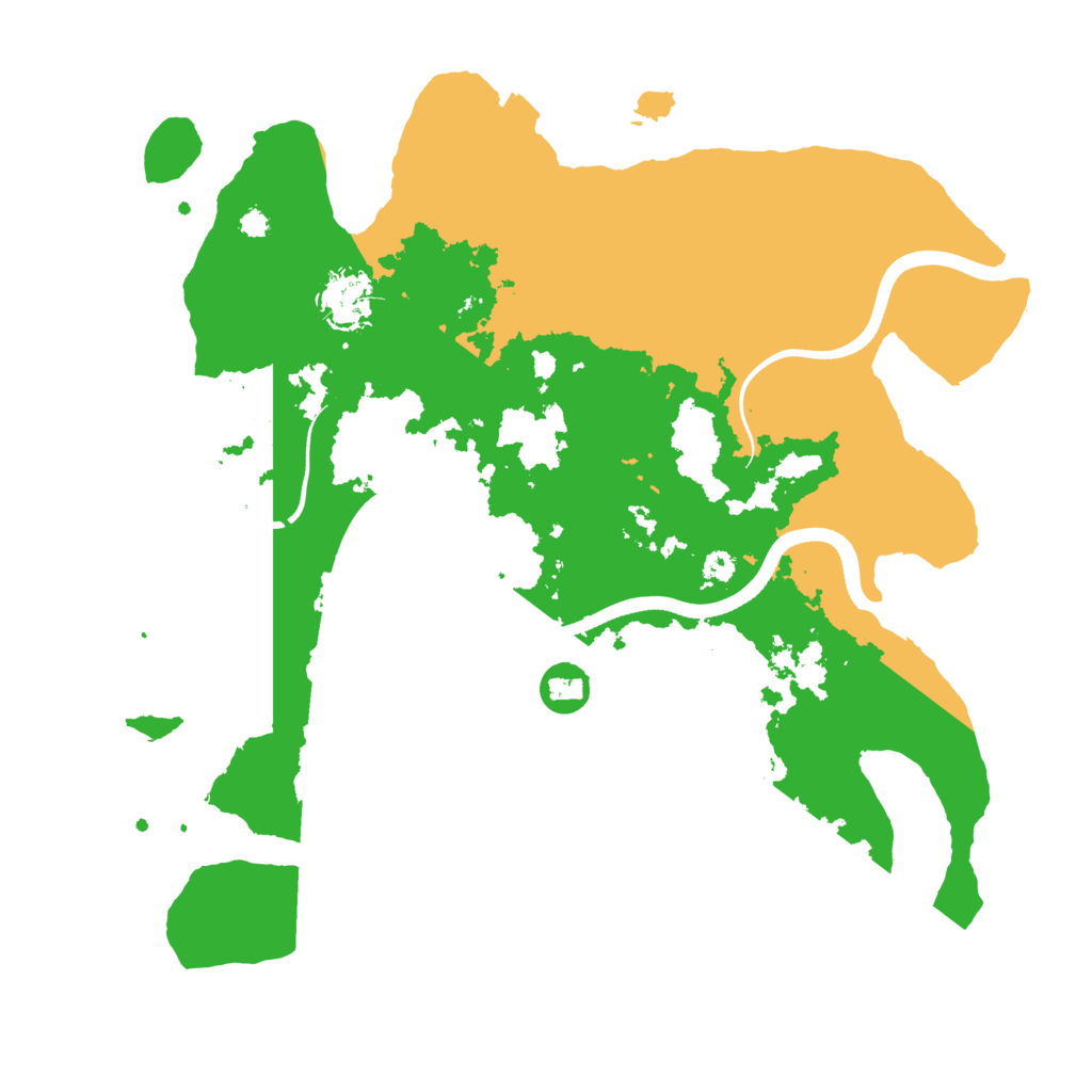 Biome Rust Map: Procedural Map, Size: 3500, Seed: 1649871426