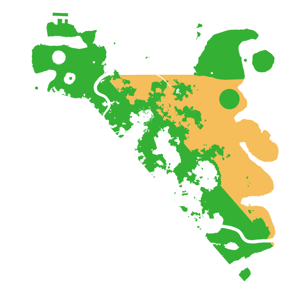 Biome Rust Map: Procedural Map, Size: 3900, Seed: 224520731