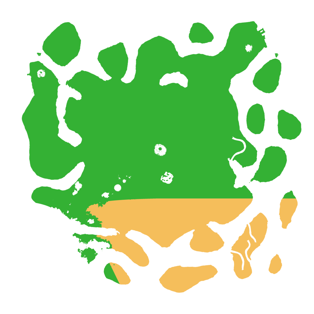 Biome Rust Map: Procedural Map, Size: 4000, Seed: 47322477