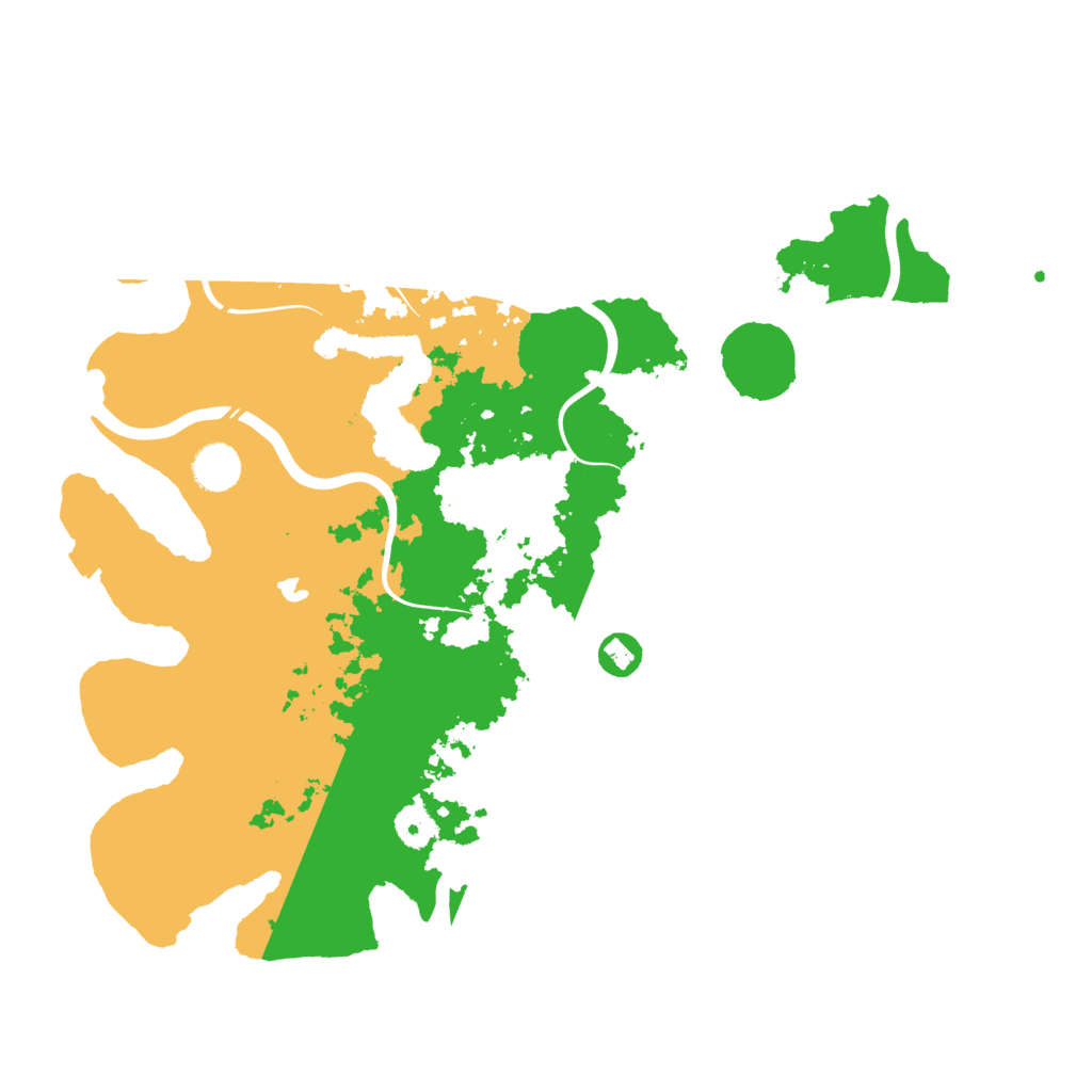 Biome Rust Map: Procedural Map, Size: 4000, Seed: 281279