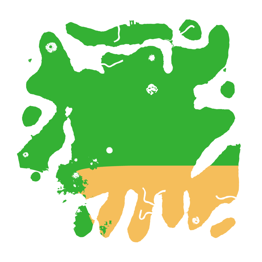 Biome Rust Map: Procedural Map, Size: 3700, Seed: 3984110