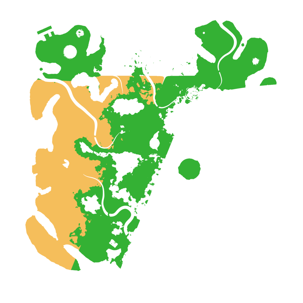 Biome Rust Map: Procedural Map, Size: 4000, Seed: 259990