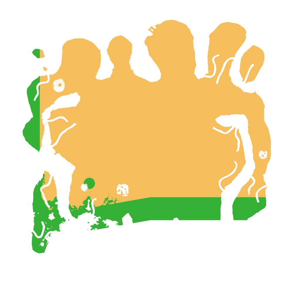 Biome Rust Map: Procedural Map, Size: 3550, Seed: 888737