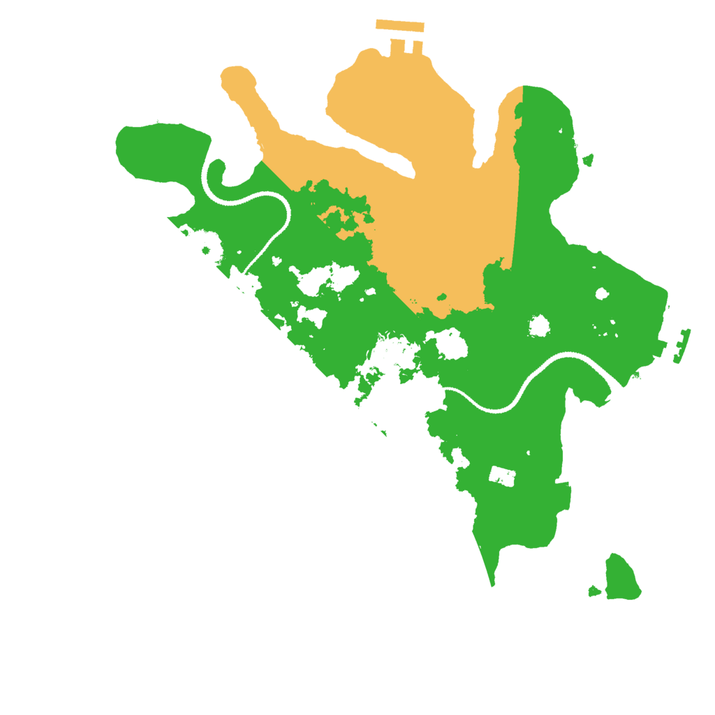 Biome Rust Map: Procedural Map, Size: 3000, Seed: 250301