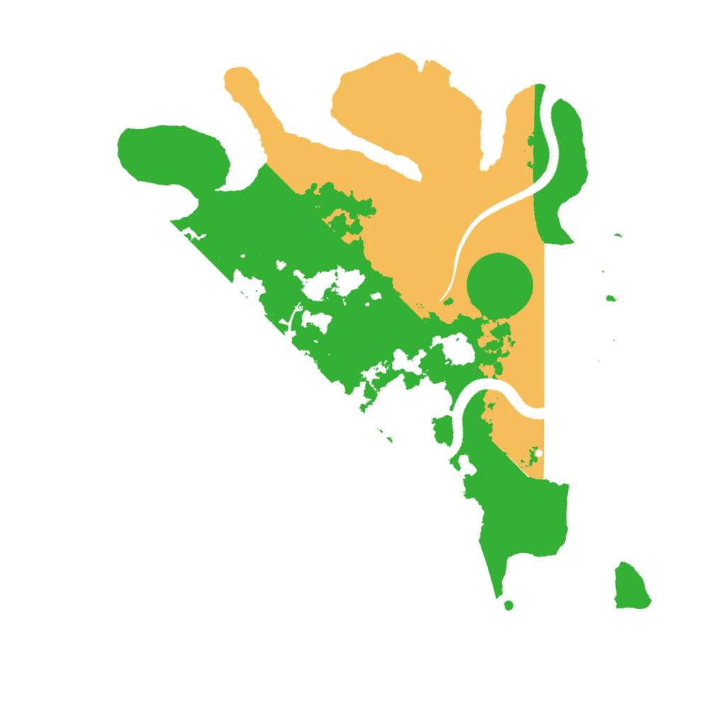 Biome Rust Map: Procedural Map, Size: 3000, Seed: 250301