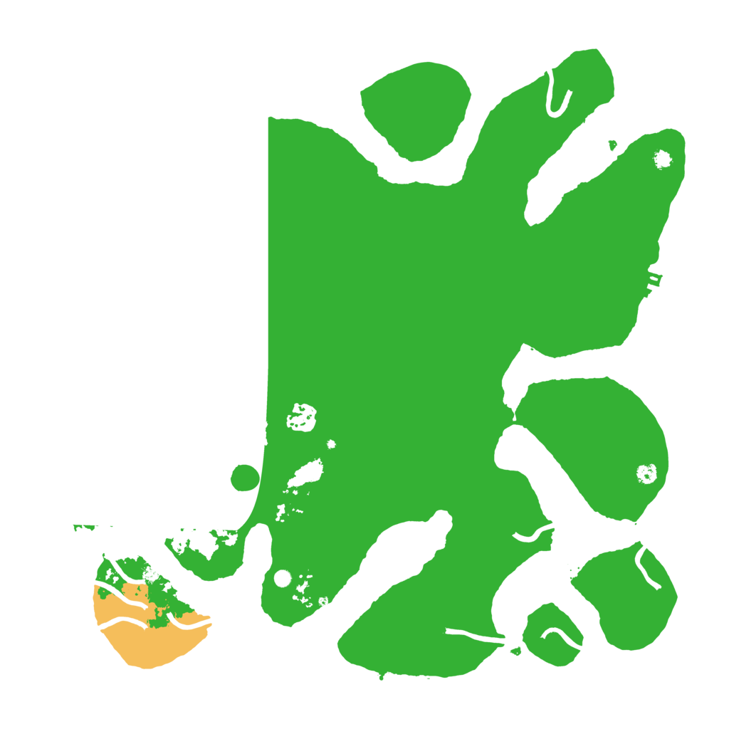 Biome Rust Map: Procedural Map, Size: 3700, Seed: 2778152