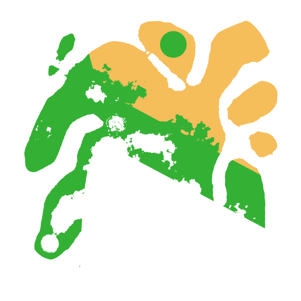 Biome Rust Map: Barren, Size: 3000, Seed: 6845618