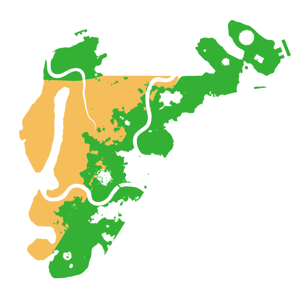 Biome Rust Map: Procedural Map, Size: 3550, Seed: 548307