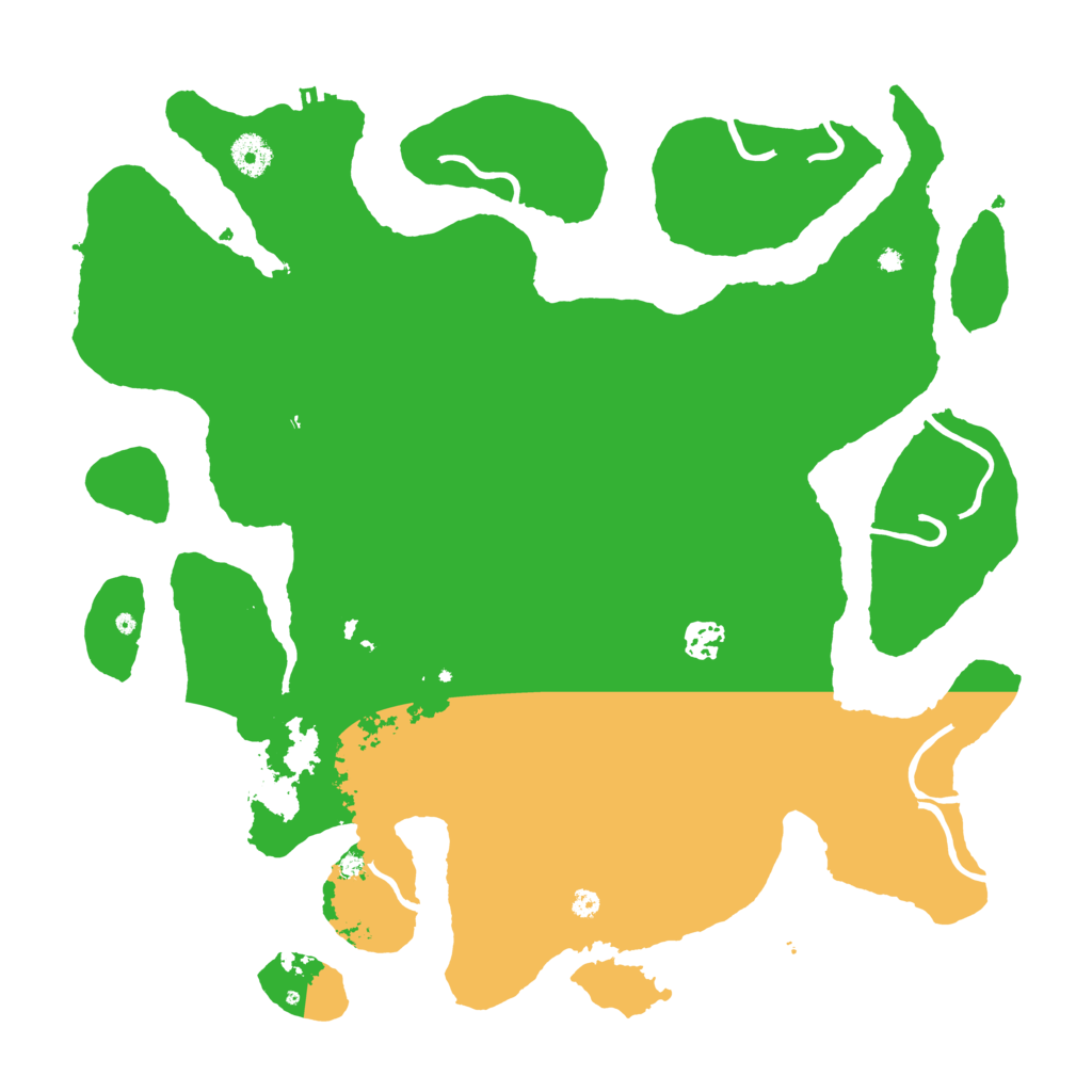 Biome Rust Map: Procedural Map, Size: 4000, Seed: 49747