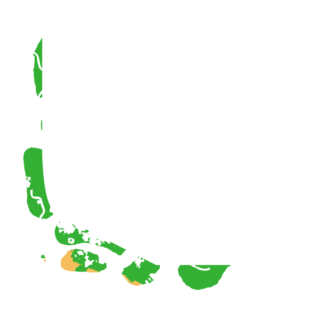 Biome Rust Map: Procedural Map, Size: 3550, Seed: 596376