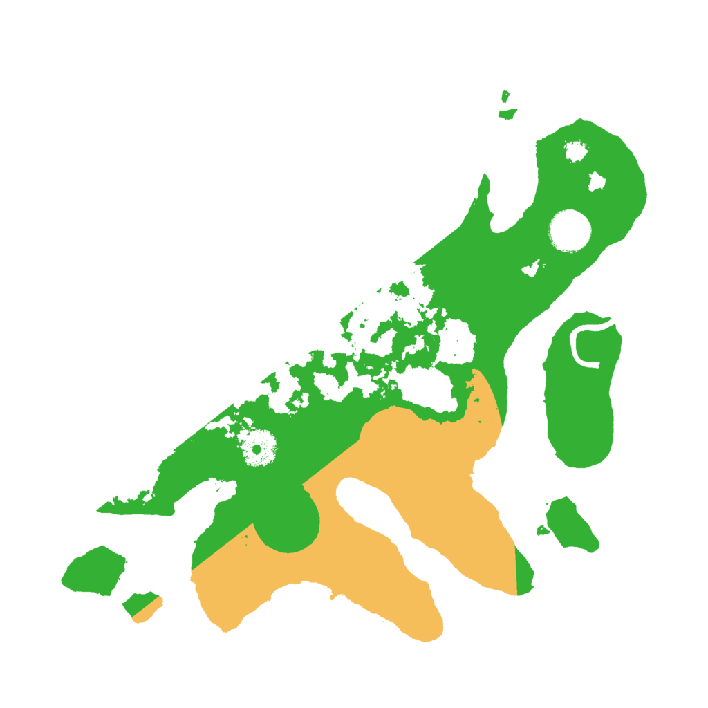 Biome Rust Map: Procedural Map, Size: 3000, Seed: 64391