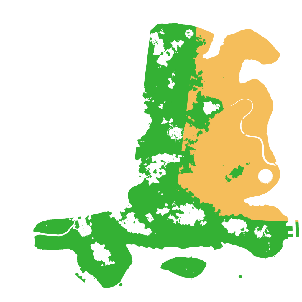 Biome Rust Map: Procedural Map, Size: 3700, Seed: 1123153