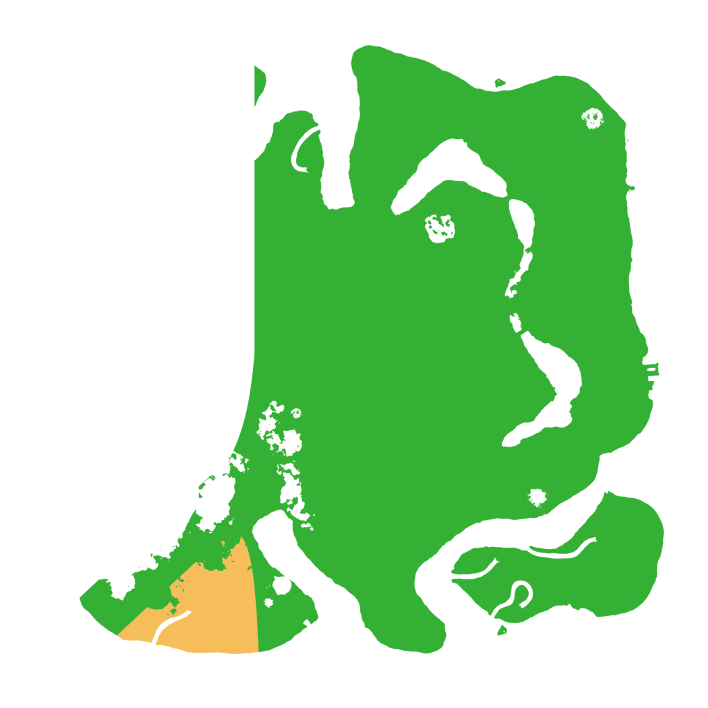 Biome Rust Map: Procedural Map, Size: 3550, Seed: 10740