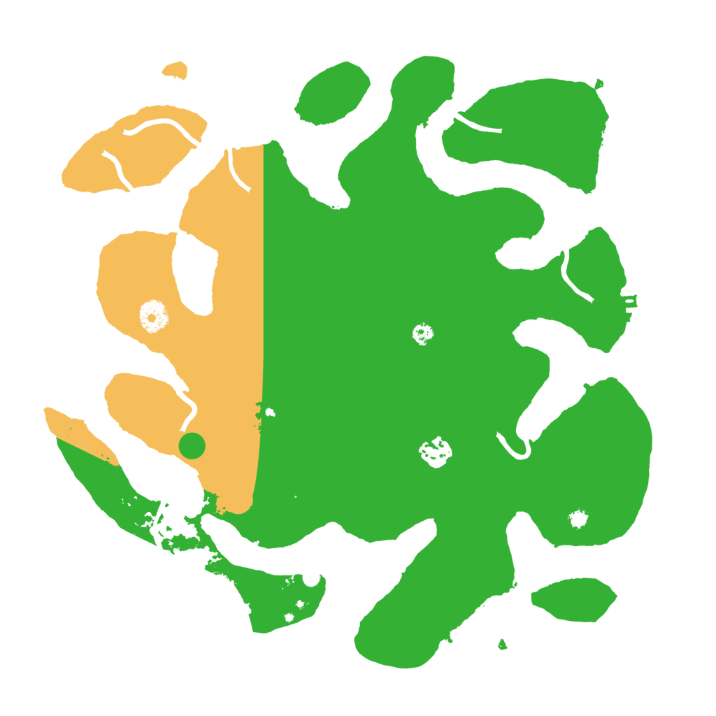 Biome Rust Map: Procedural Map, Size: 3550, Seed: 214995