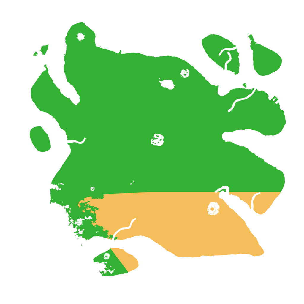 Biome Rust Map: Procedural Map, Size: 3550, Seed: 872908