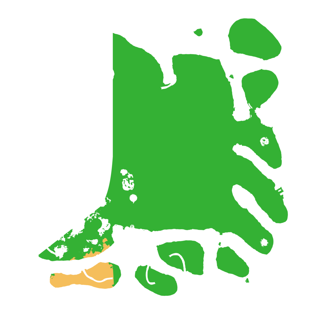 Biome Rust Map: Procedural Map, Size: 3700, Seed: 1453226