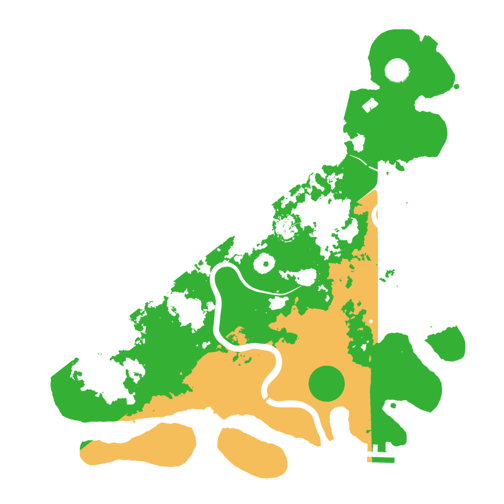 Biome Rust Map: Procedural Map, Size: 3700, Seed: 1453226