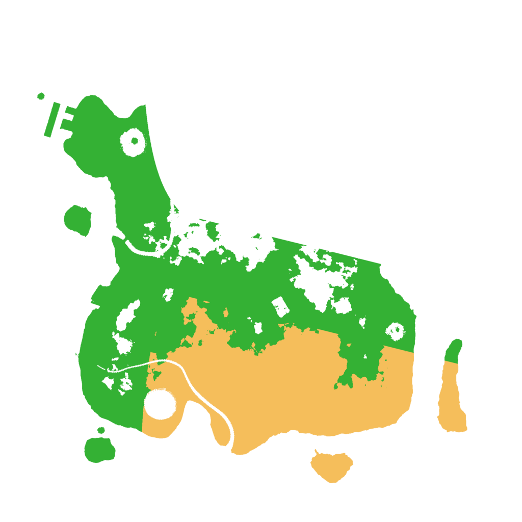 Biome Rust Map: Procedural Map, Size: 3000, Seed: 726035513