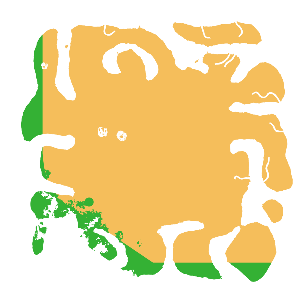 Biome Rust Map: Procedural Map, Size: 4500, Seed: 13490