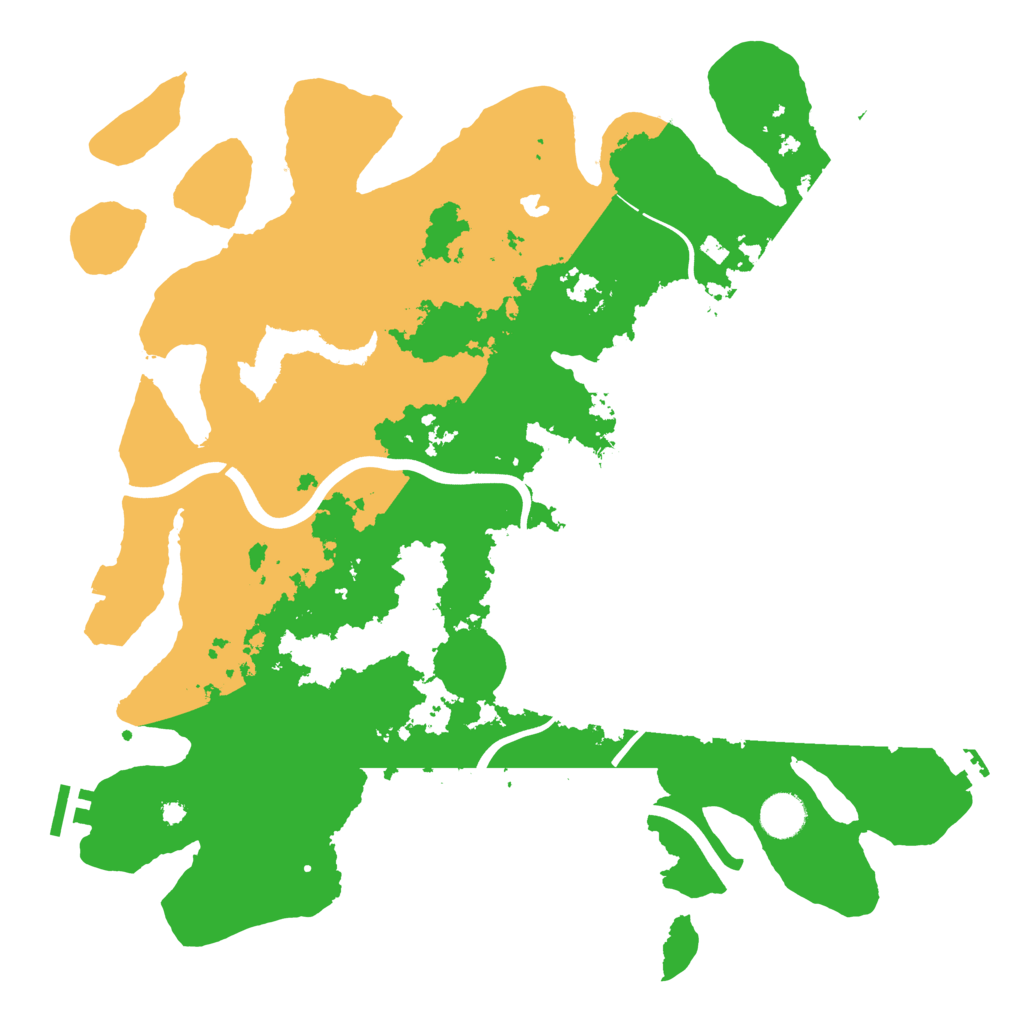 Biome Rust Map: Procedural Map, Size: 4000, Seed: 5264046