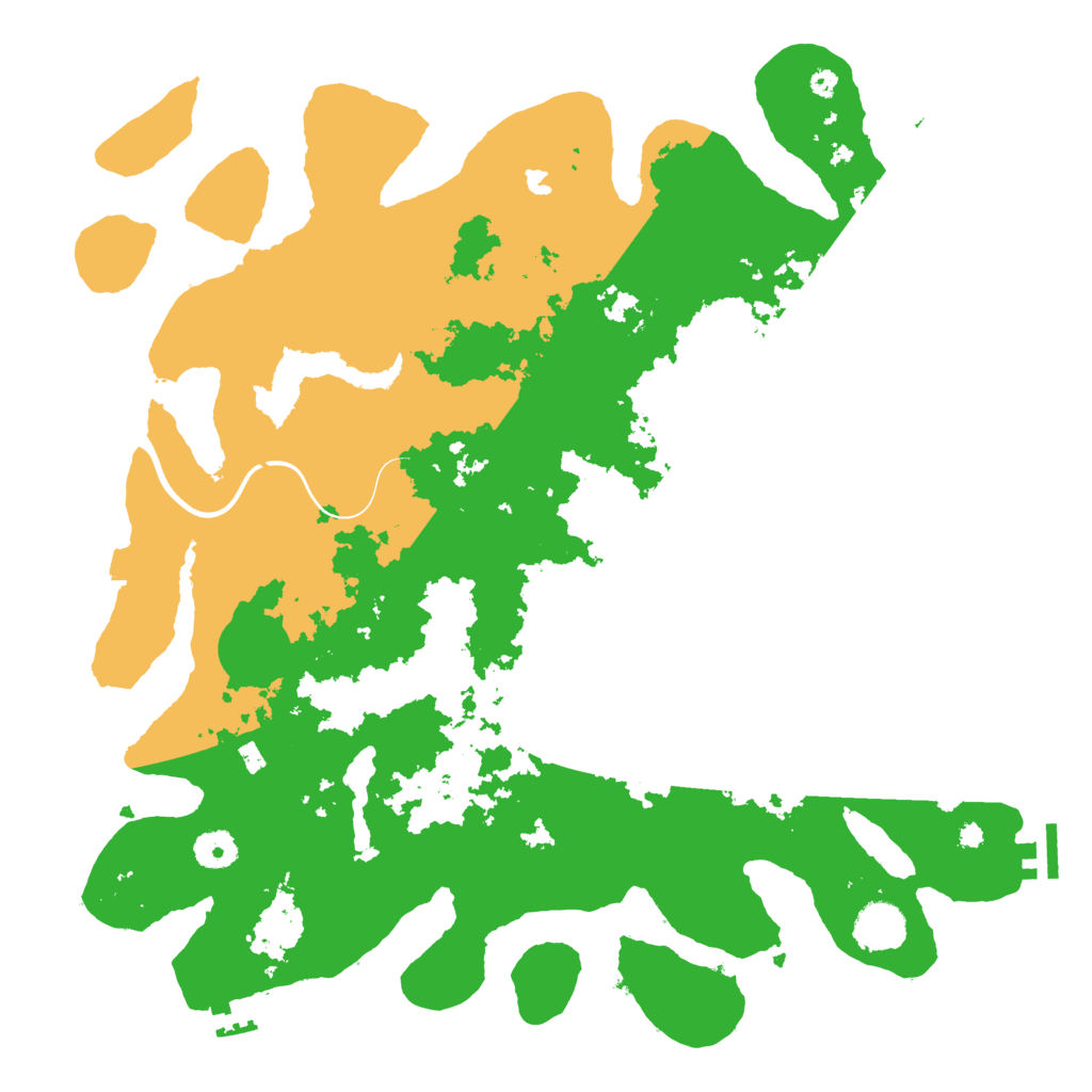 Biome Rust Map: Procedural Map, Size: 4000, Seed: 5264046
