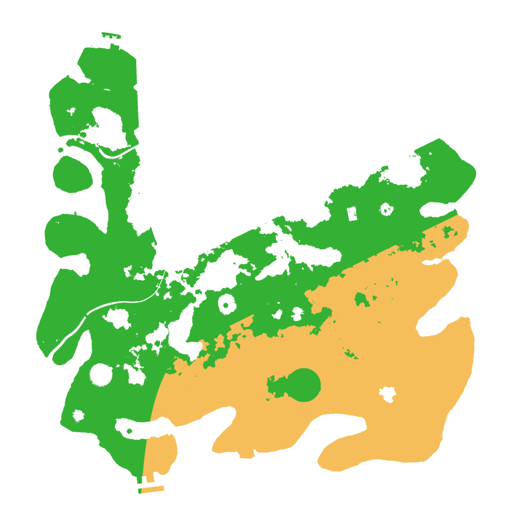 Biome Rust Map: Procedural Map, Size: 4000, Seed: 360105