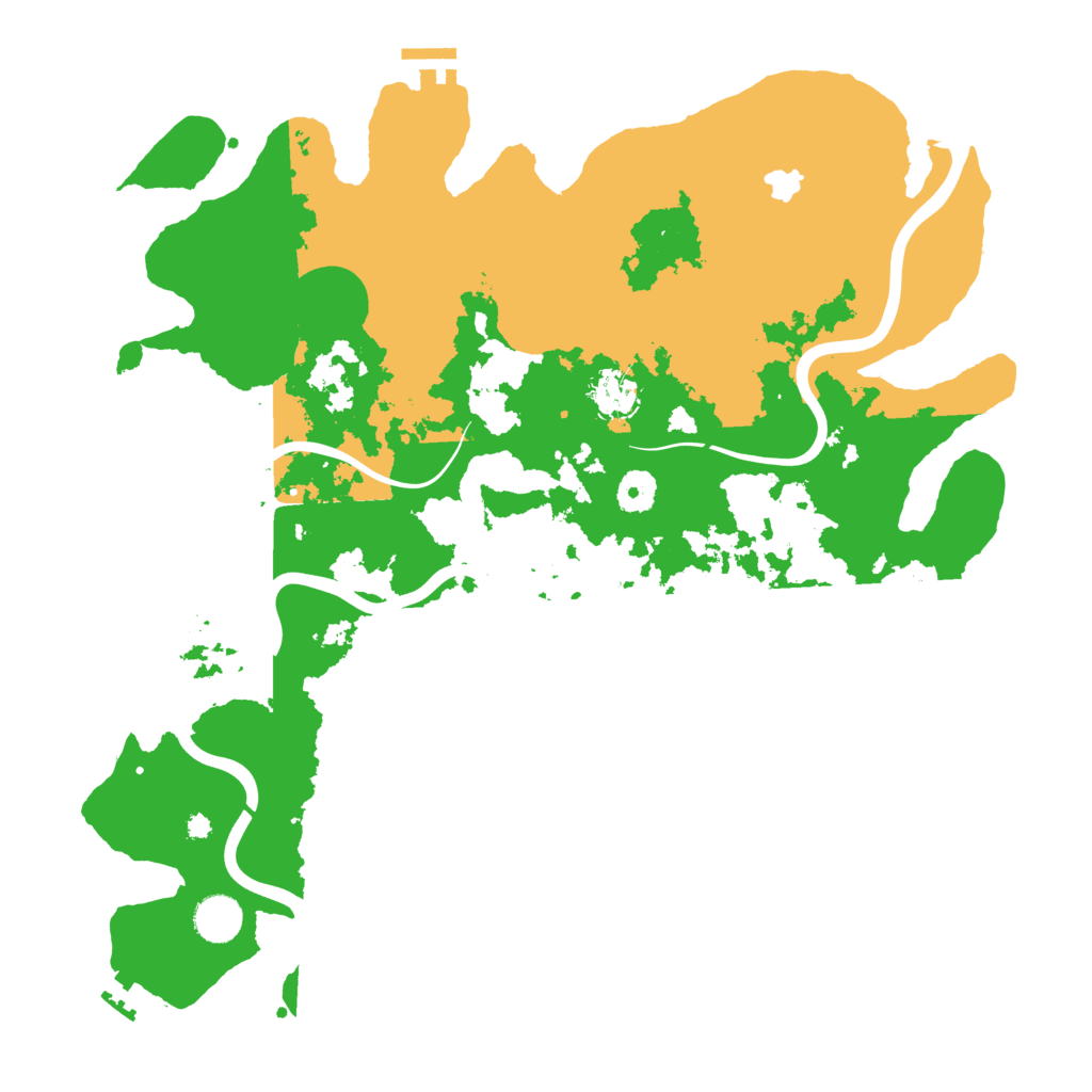 Biome Rust Map: Procedural Map, Size: 4000, Seed: 335631