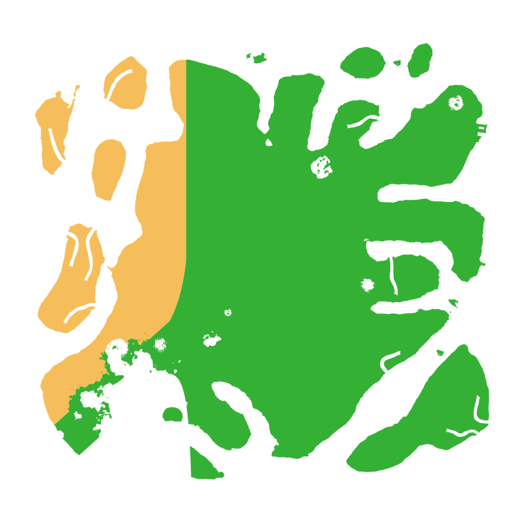 Biome Rust Map: Procedural Map, Size: 3700, Seed: 3679521