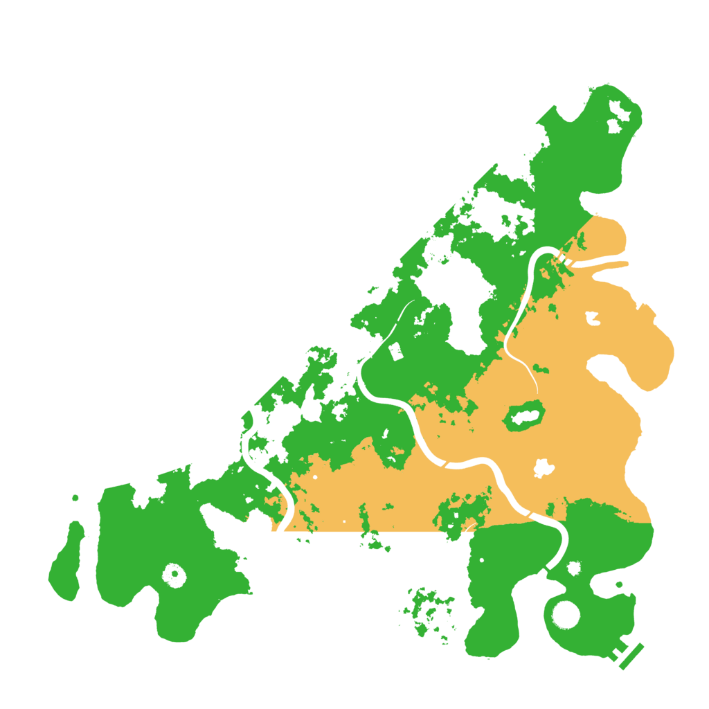 Biome Rust Map: Procedural Map, Size: 4500, Seed: 2918816