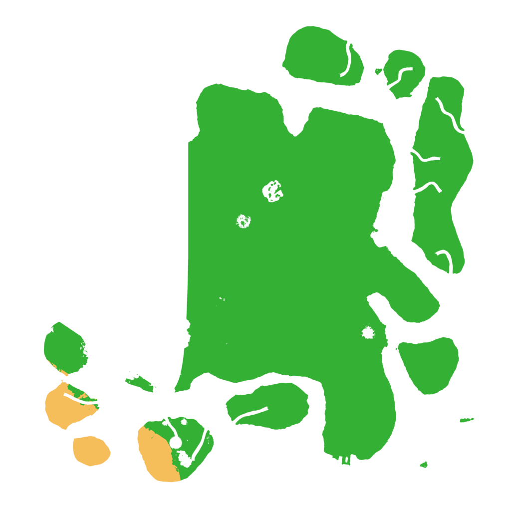 Biome Rust Map: Procedural Map, Size: 3700, Seed: 2564044